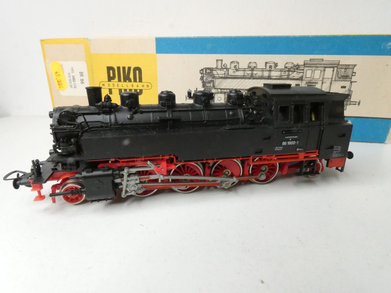 BR 86 1800-1, 1DR von Piko in OVP