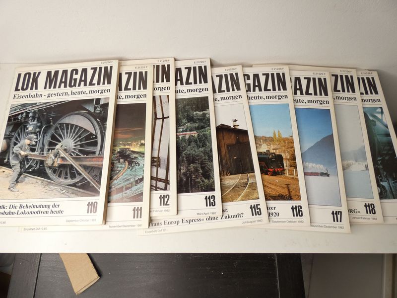 Lokmagazine 110 - 119 (1981-1983) Lokmagazine 110 - 119 (1981-1983)