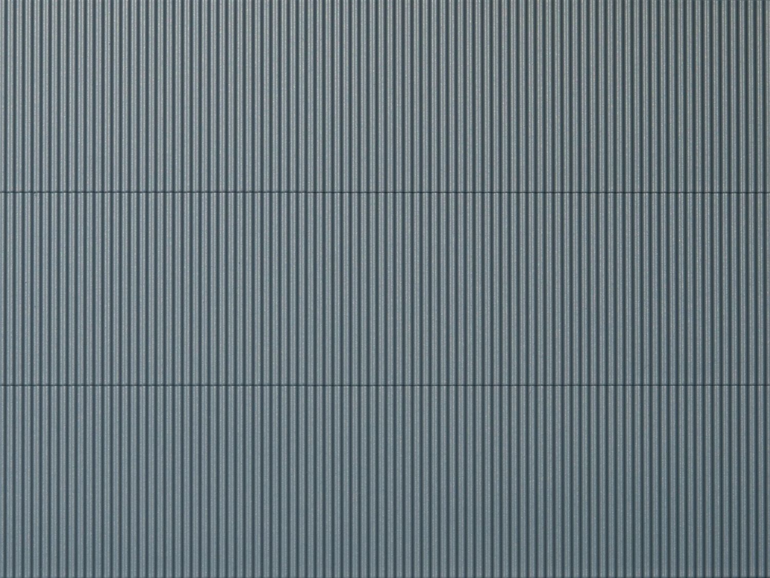1 Dekorplatte Trapezblech grau lose