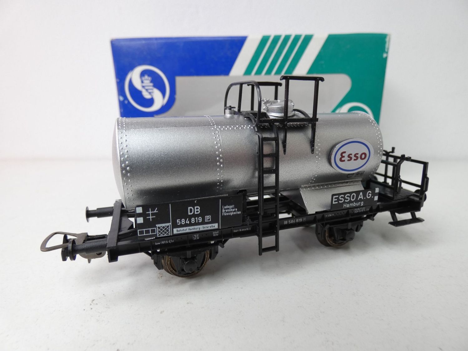 Kesselwagen  der DB "ESSO" von Sachsenmodelle H0