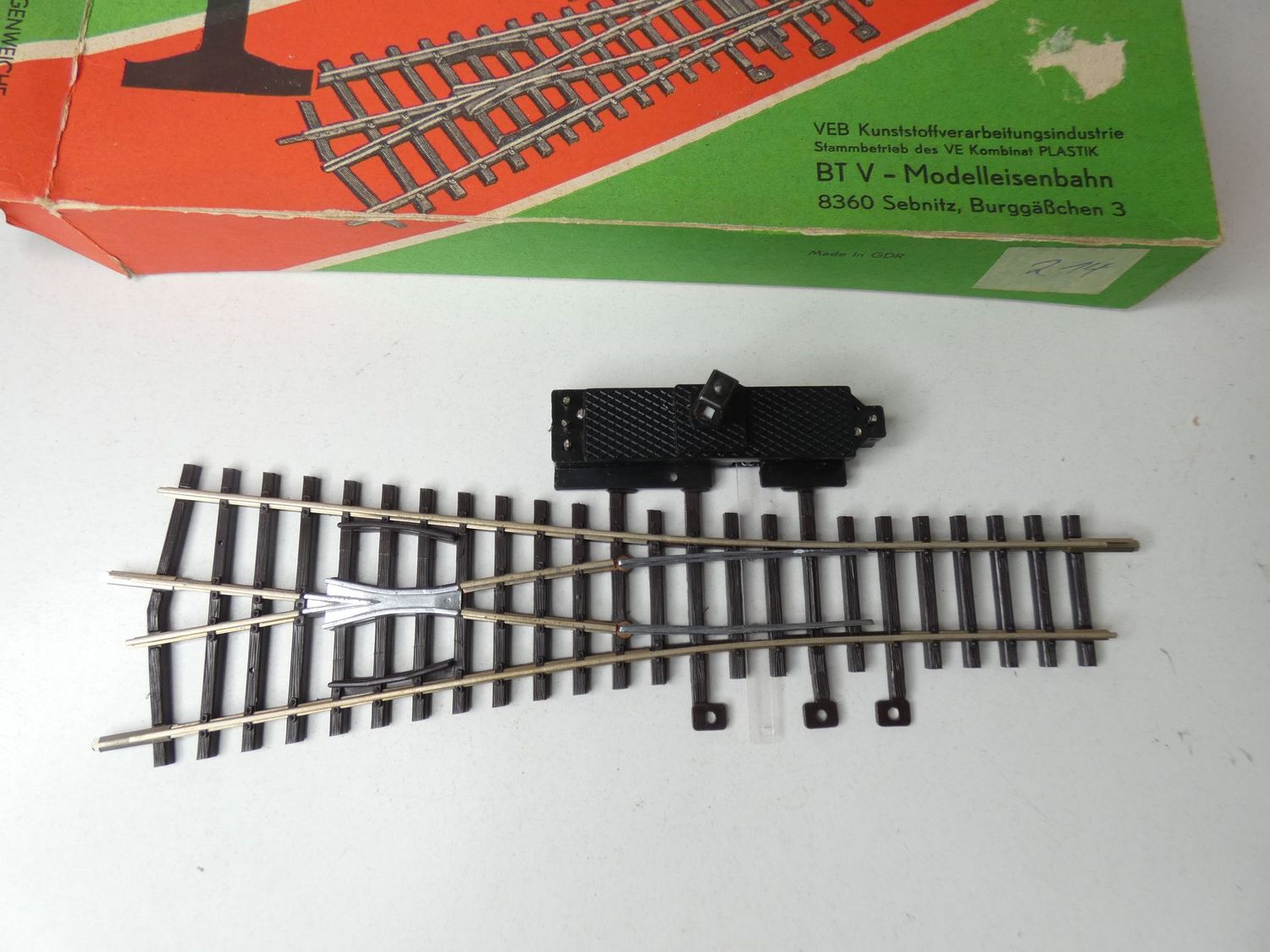 Pilz Y Weiche H0 elektrisch mit OVP