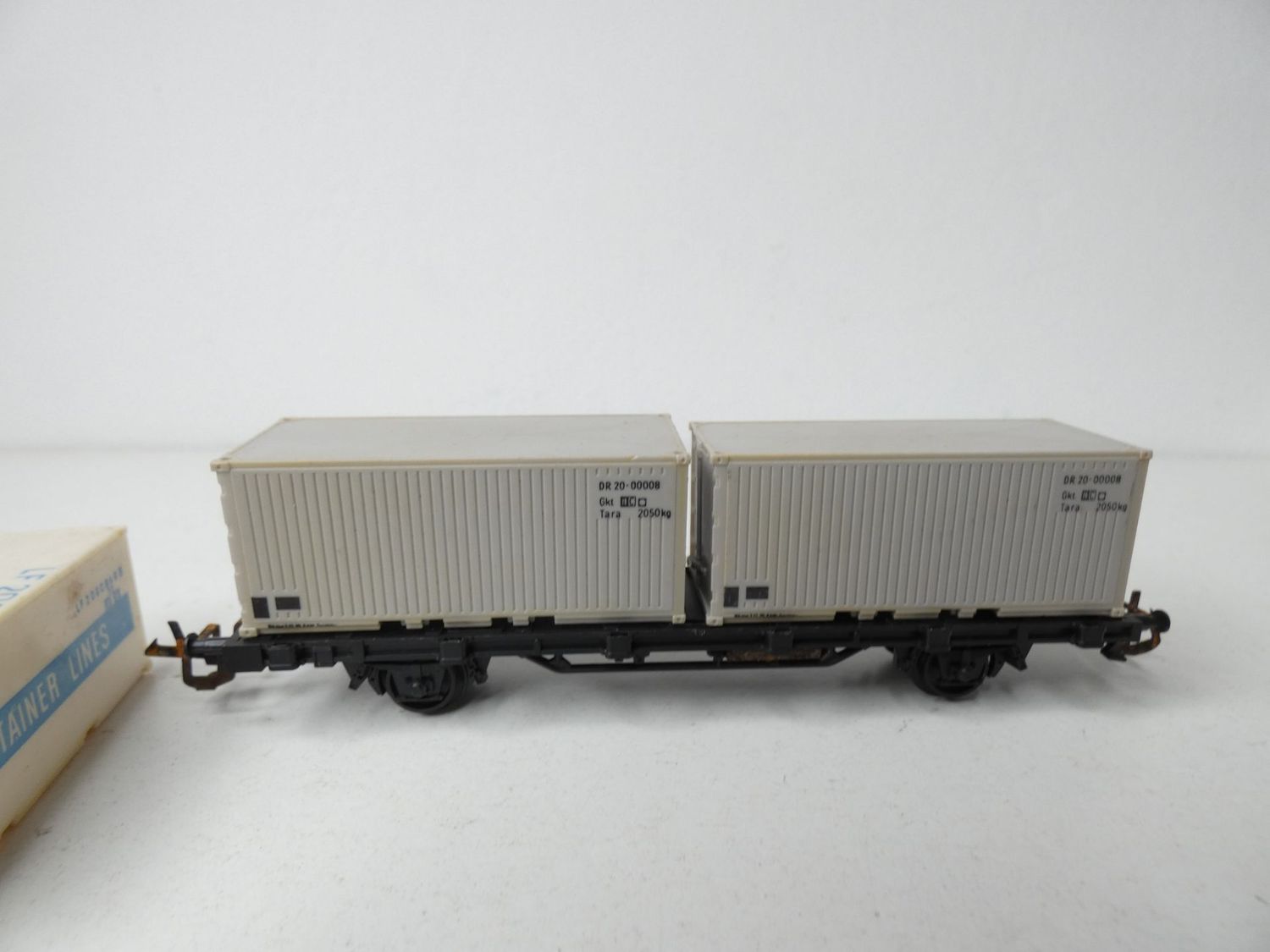Containerwagen und Zusatz Container DR in TT von BTTB