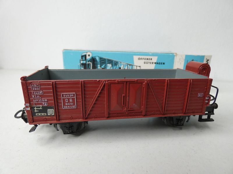 offener Güterwagen mit Bremserhaus von Märklin H0 in OVP offener Güterwagen mit Bremserhaus von Märklin H0 in OVP
