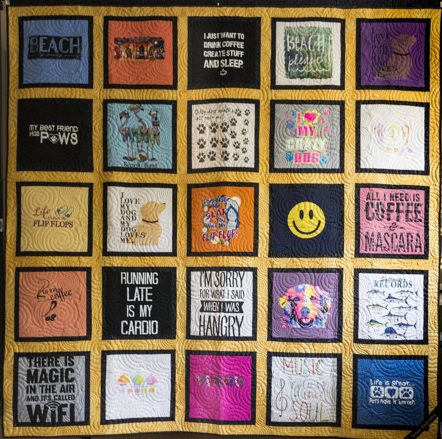 Framed Block Style 19 00 block DEPOSIT ONLY QuiltMyShirts Start 