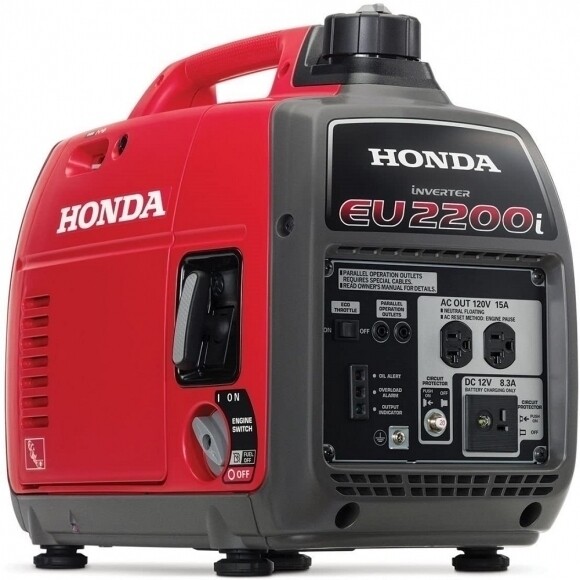 Honda EU2200i 2200-Watt 120-Volt Super Quiet Portable Inverter Generator