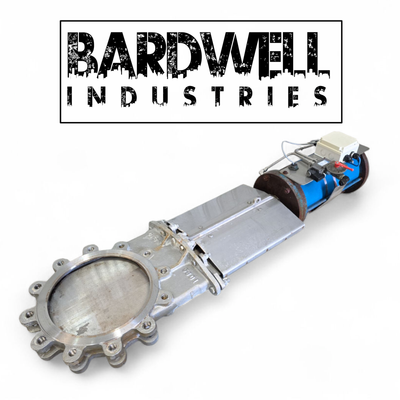 300mm 12&quot; Turnflo pneumatic 316 Stainless Steel Knife Valve