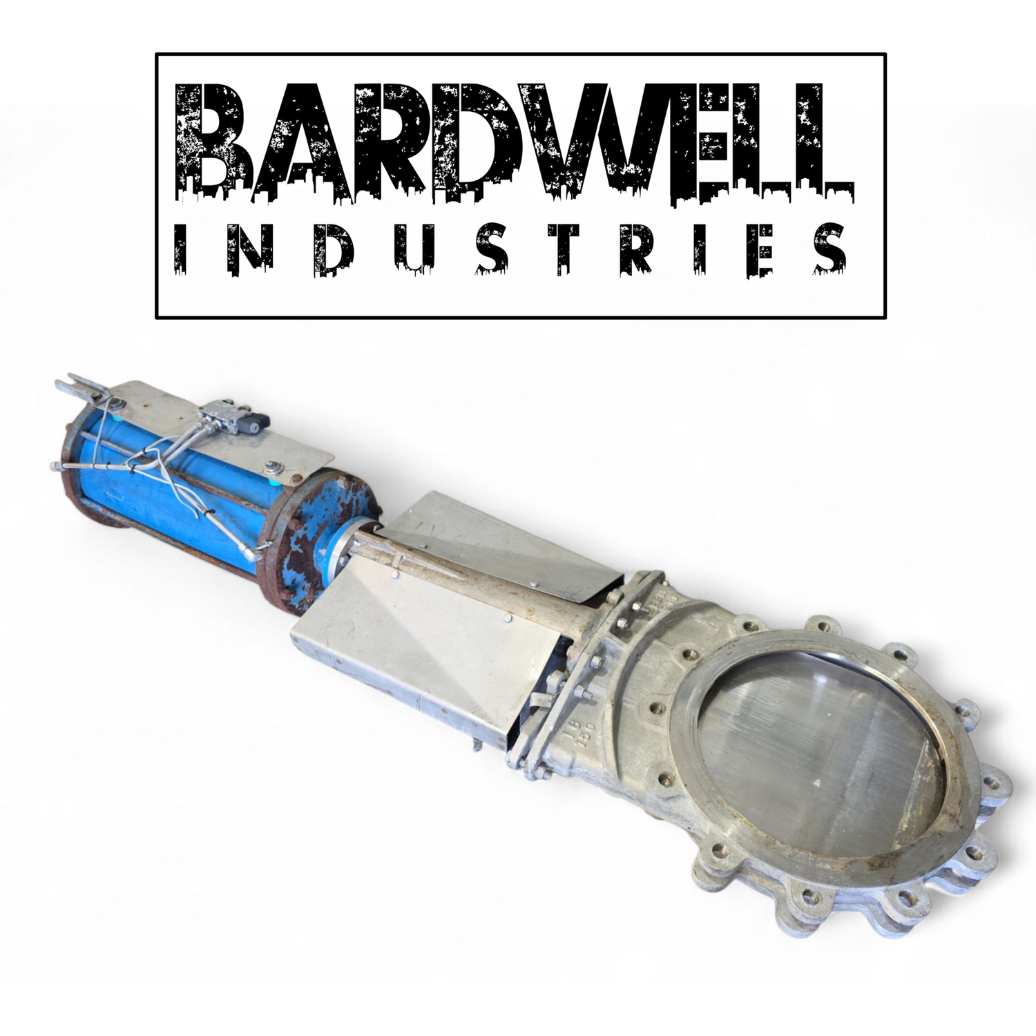 400mm 16&quot; Turnflo pneumatic 316 Stainless Steel Knife Valve