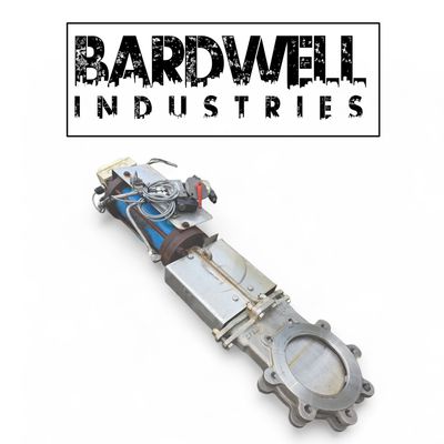 150mm 6&quot; Turnflo pneumatic 316 Stainless Steel Knife Valve