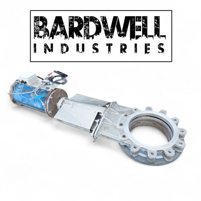 350mm 14" Turnflo pneumatic 316 Stainless Steel Knife Valve