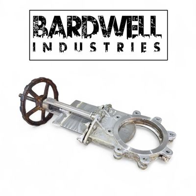 250mm 10" Turnflo 316 Stainless Steel Knife Valve