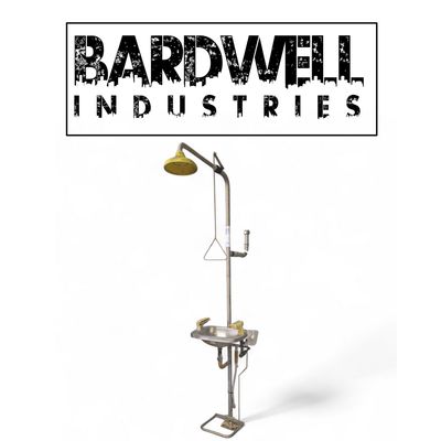 Speakman Emergency Eyewash &amp; Safety Shower Station – Floor Mounted Stainless Steel Unit