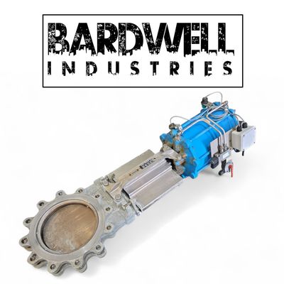 250mm 10" Vaas pneumatic 316 Stainless Steel Knife Valve