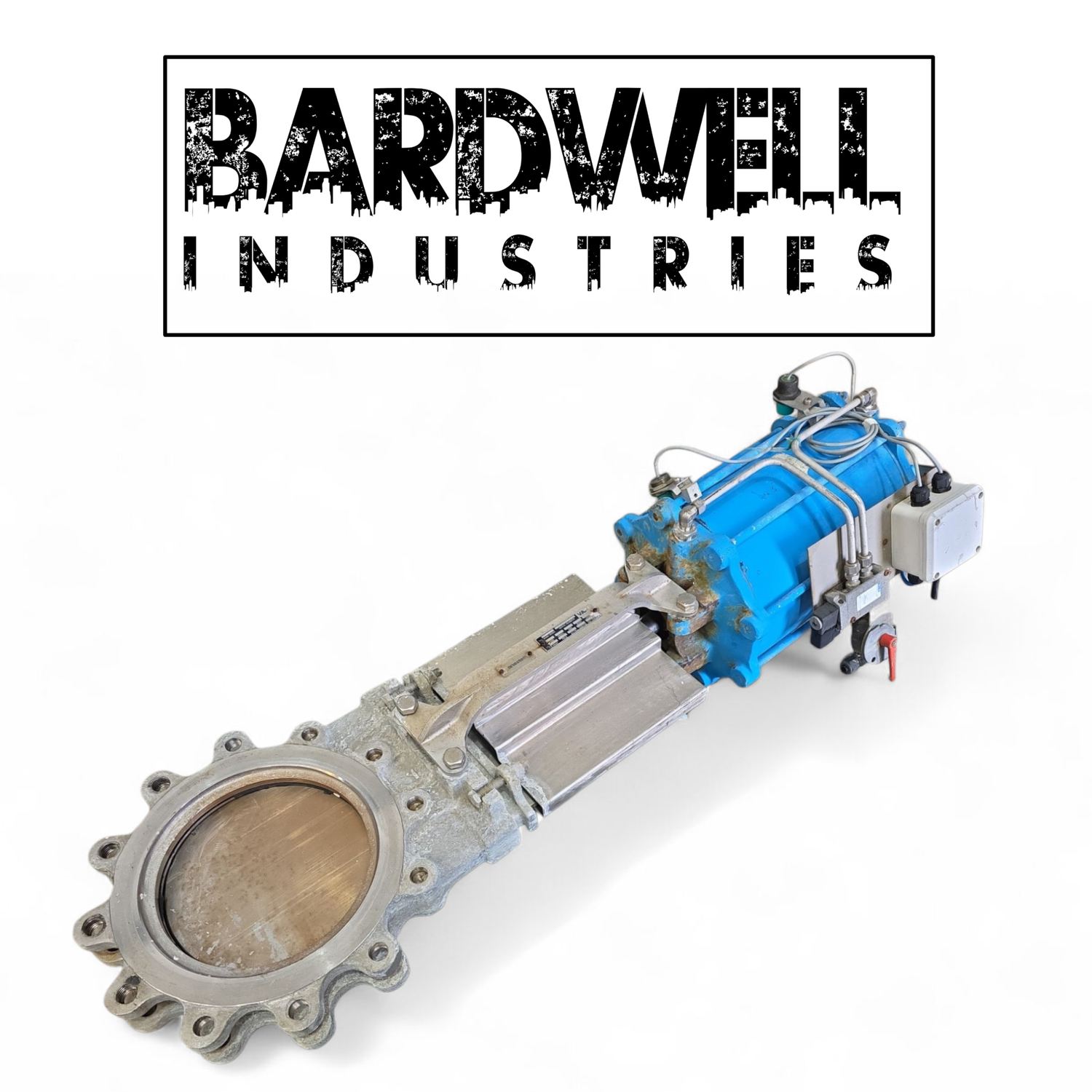 250mm 10" Vaas pneumatic 316 Stainless Steel Knife Valve