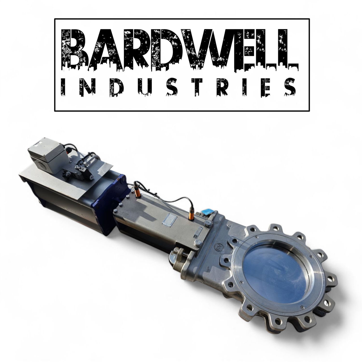 250mm 10" Full Lug pneumatic 316 Stainless Steel Knife Valve