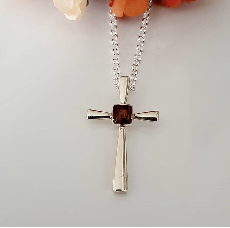 &quot;Forever&quot; -  Sterling Silver Cross