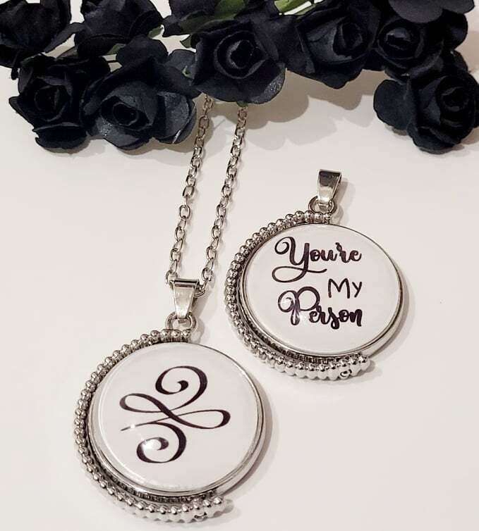 Friendship  Plain Rotation Pendant