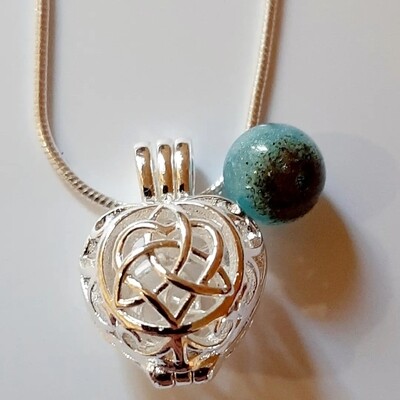 Ashes/Iair Infused  Small Celtic Cage