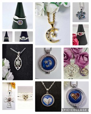 &quot;Forever&quot;-  Ashes / Hair Infused Memorial Jewellery