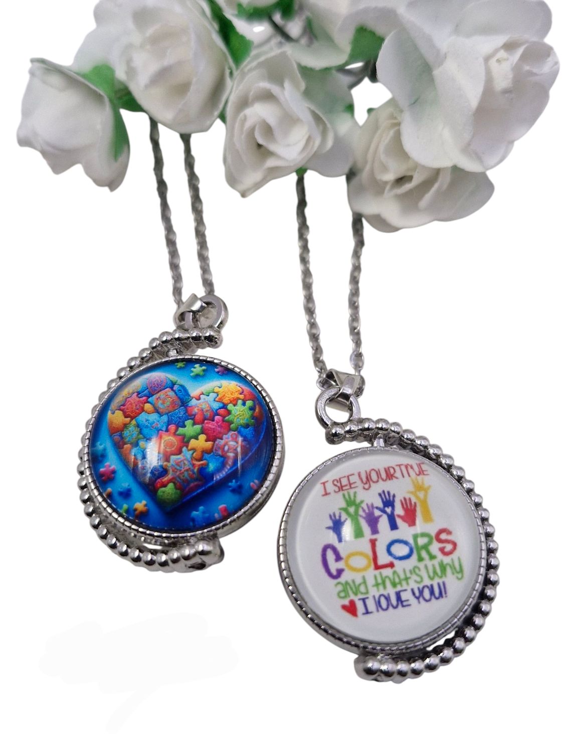 Autism/ Inclusivity Rotation Pendants