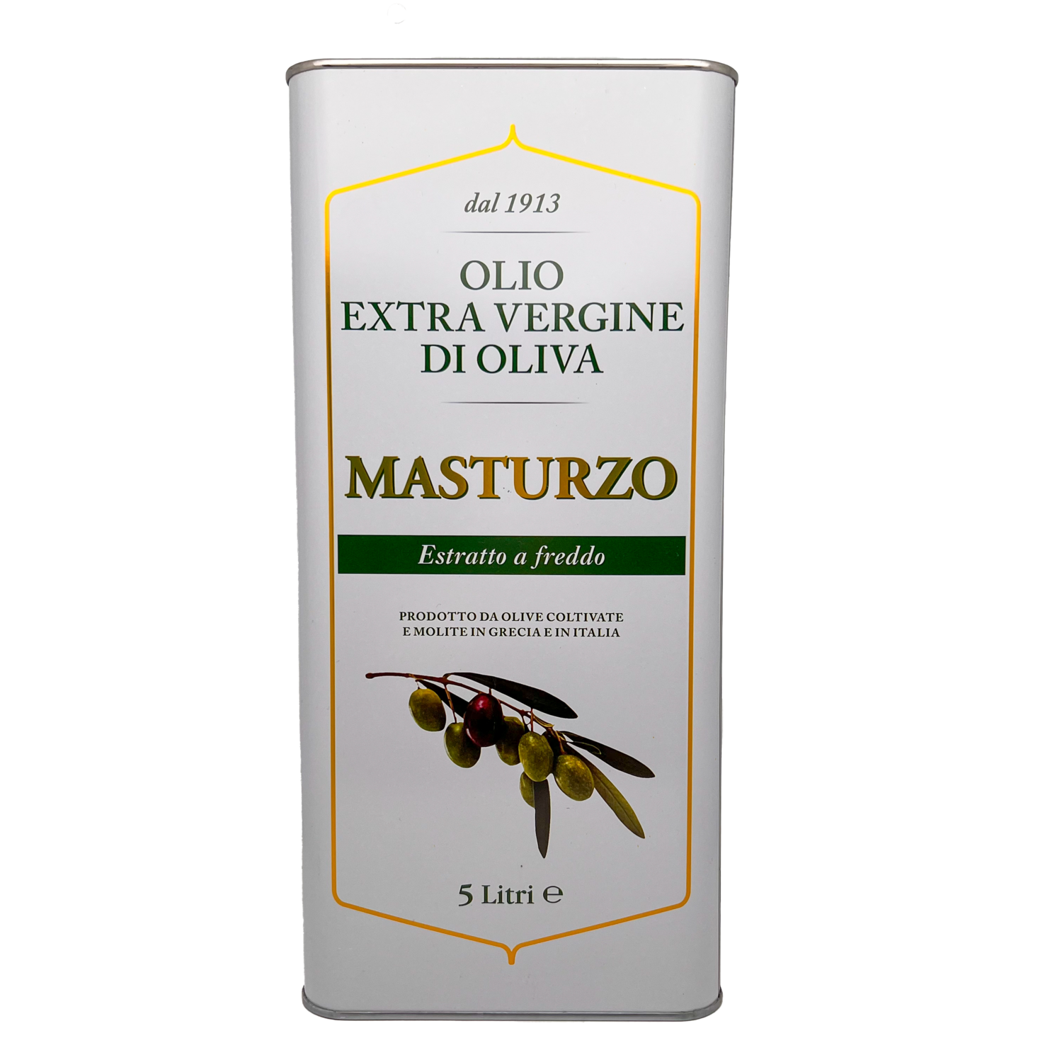 Olio extra vergine di olivia "MASTURZO" 5L