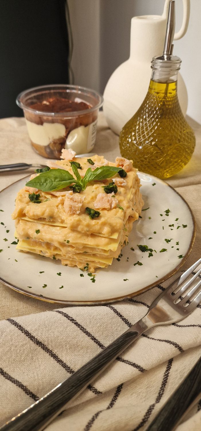 Lasagne saumon épinard