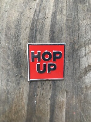 Hop Up Block Logo Enamel Pin Badge