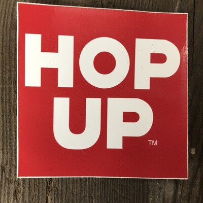 Hop Up Block Logo Sticker