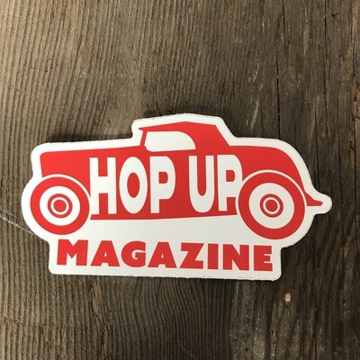 Hop Up Magazine Roadster Sticker