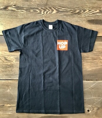 Hop Up Block Logo T-shirt Black