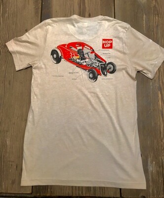 Hop Up Lakes Coupe Cutaway Short sleeve T-Shirt. XL Only