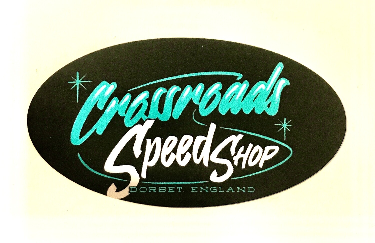 Crossroads Speed Shop Logo Sticker