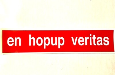 En Hop Up Veritas Sticker