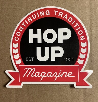 Hop Up Magazine 'Continuing Tradition' Sticker