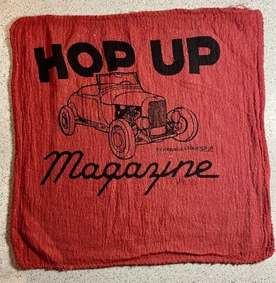 Hop Up Magazine Handy Cloth Shop Rag