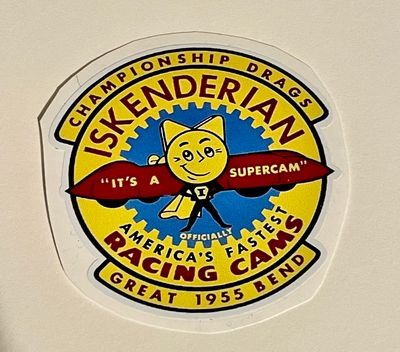 Iskendarian Racing Cams Vintage  Sticker