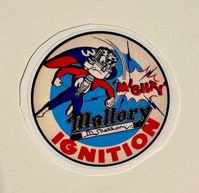 Mallory Ignition  Vintage Sticker