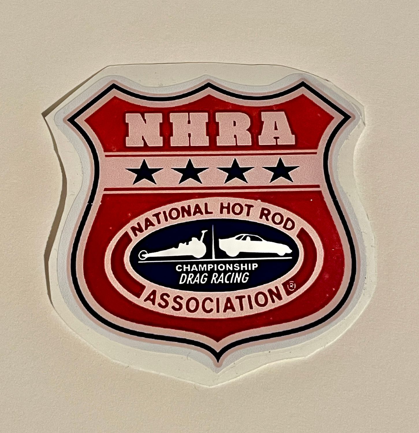 NHRA Shield Vintage Sticker