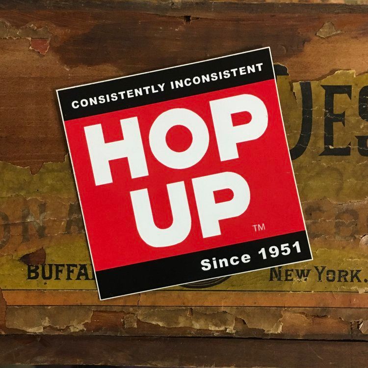 Hop Up Magazine &#39;Inconsistent&#39; Sticker