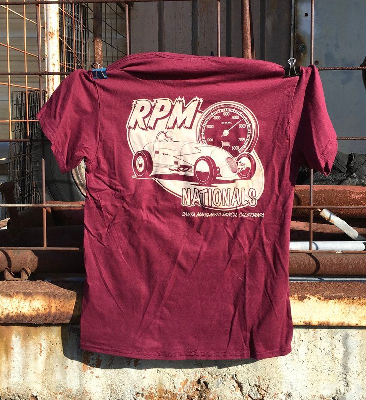 RPM Nationals Short Sleeve Maroon T-shirt PRE-ORDER