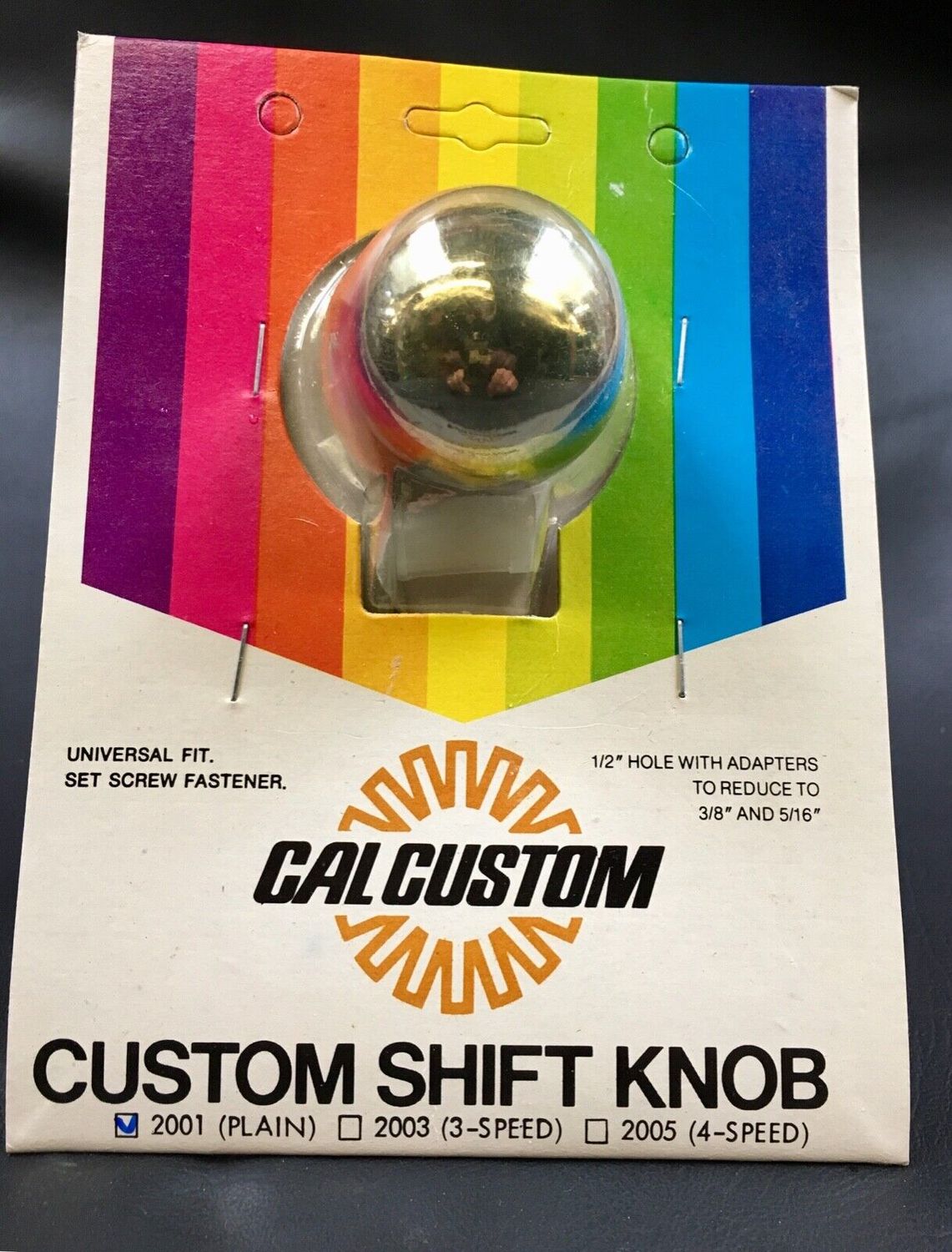 Cal Custom Vintage Chrome Gear Shift Knob