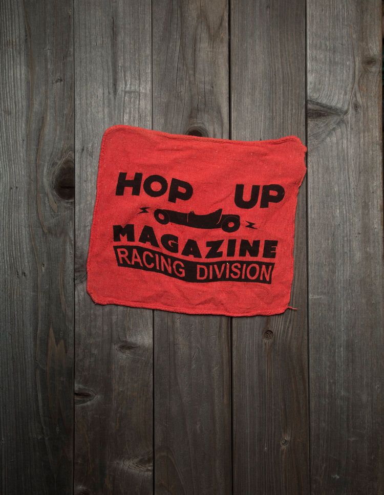 Hop Up Magazine Racing Division Cloth Shop Rag