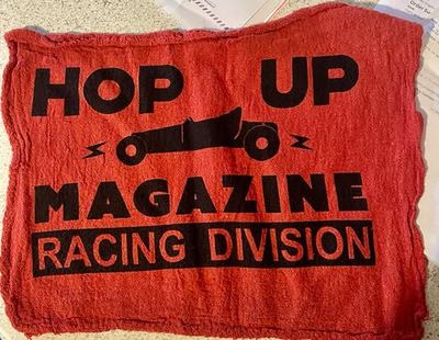 Hop Up Magazine Racing Division Cloth Shop Rag