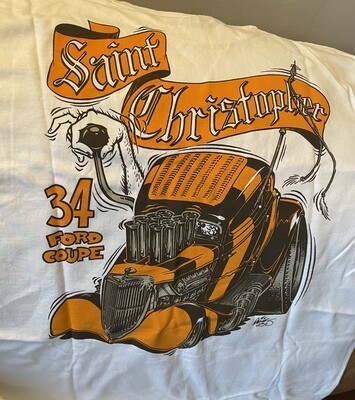 St Christopher 34 Coupe White T-shirt