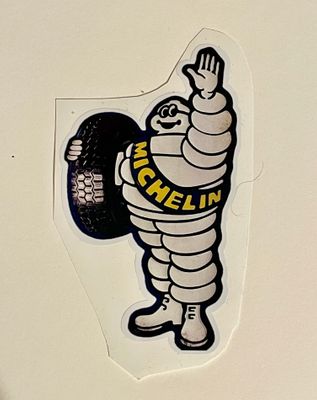 Michelin Man Vintage Sticker