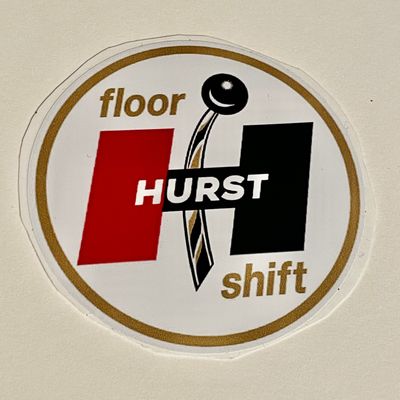Vintage Hurst Shifter Logo Sticker