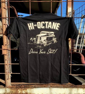 Hi-Octane Drive Your Shit Coupe Short Sleeve T-shirt Black.