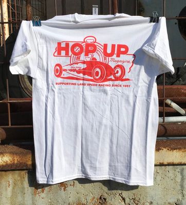 Hop Up Support Land Speed T-shirt White XL
