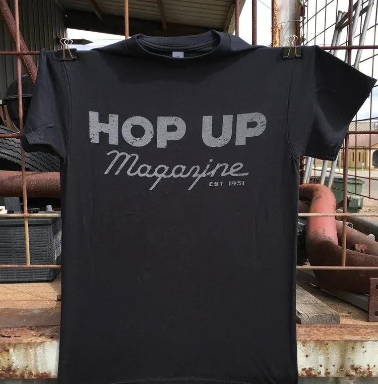 Hop Up Magazine 1951 T-shirt Black on Black PRE-ORDER