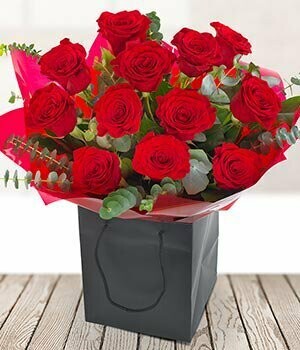 Dozen Red  Rose  Bouquet :  £85.00
