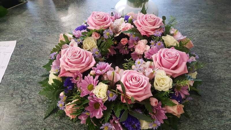 Florist Choice
Pink Round Wreath : From £55.00